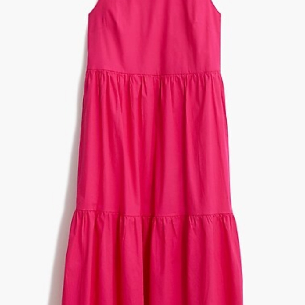 PINK J. Crew Factory Tiered Dress